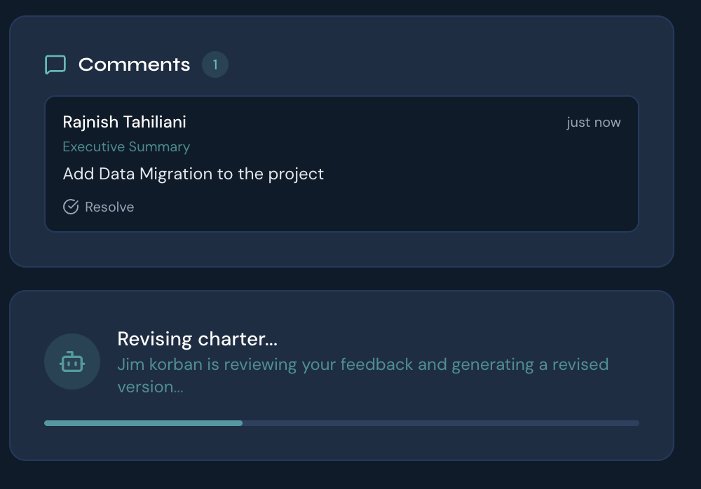 Feedback incorporated